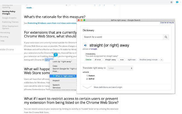 Whatis  from Chrome web store to be run with OffiDocs Chromium online