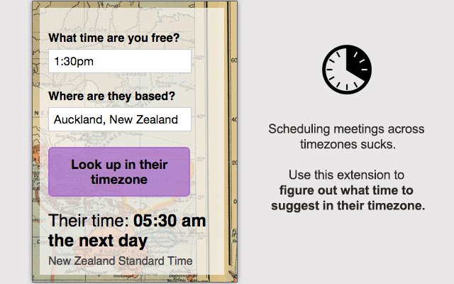 What time is it there?  from Chrome web store to be run with OffiDocs Chromium online