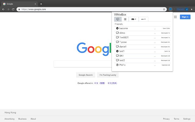 WhiteBox  from Chrome web store to be run with OffiDocs Chromium online