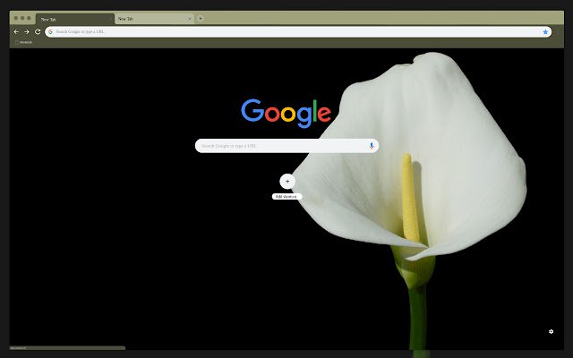 Chrome ウェブストアの White on the dark が OffiDocs Chromium オンラインで実行可能