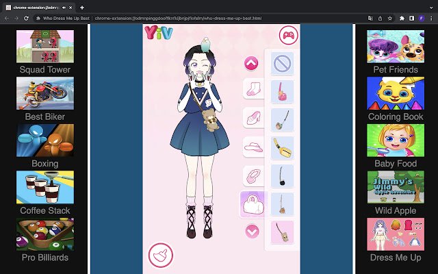 Who Dress Me Up Best  from Chrome web store to be run with OffiDocs Chromium online