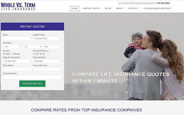 Whole Vs Term Life Insurance  from Chrome web store to be run with OffiDocs Chromium online