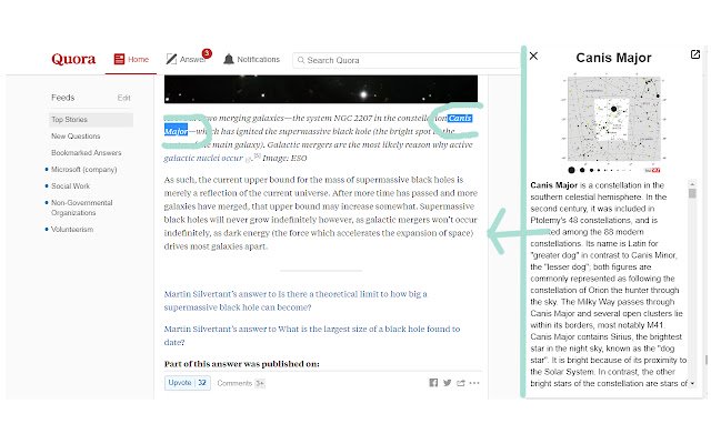 Wiki Lookup  from Chrome web store to be run with OffiDocs Chromium online