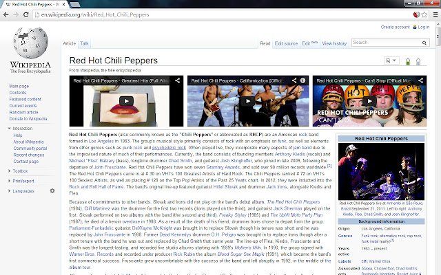 Wiki Tube  from Chrome web store to be run with OffiDocs Chromium online