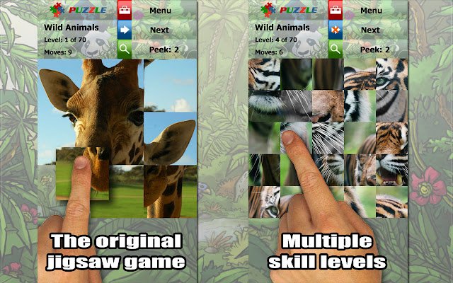 Wild Animals Puzzle  from Chrome web store to be run with OffiDocs Chromium online