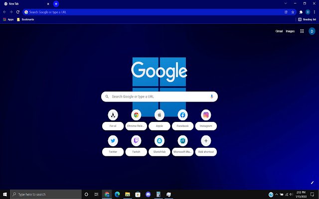 Tema Windows 11 Chrome din magazinul web Chrome va fi rulată cu OffiDocs Chromium online