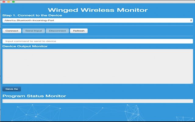 Winged Wireless Monitor  from Chrome web store to be run with OffiDocs Chromium online