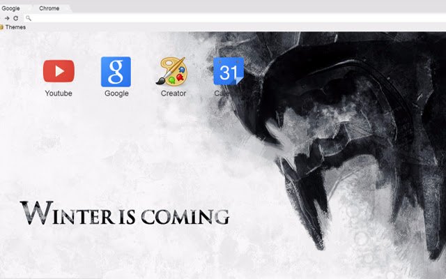 Winter Is Coming Game of Thrones  from Chrome web store to be run with OffiDocs Chromium online