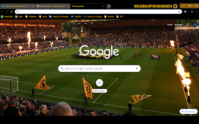 Wolves Theme  from Chrome web store to be run with OffiDocs Chromium online