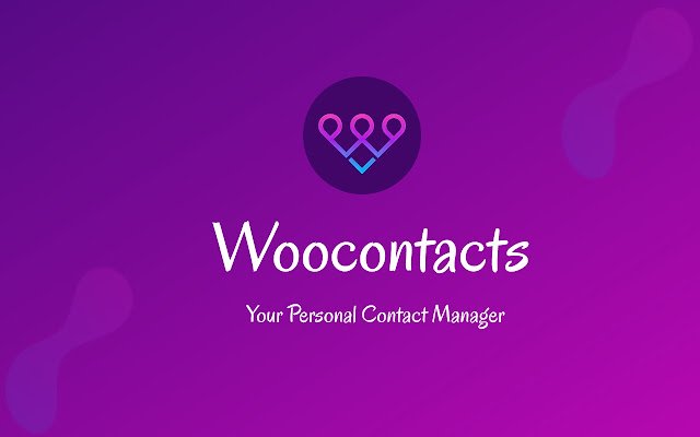 Woocontacts Your Personal Contact Manager  from Chrome web store to be run with OffiDocs Chromium online