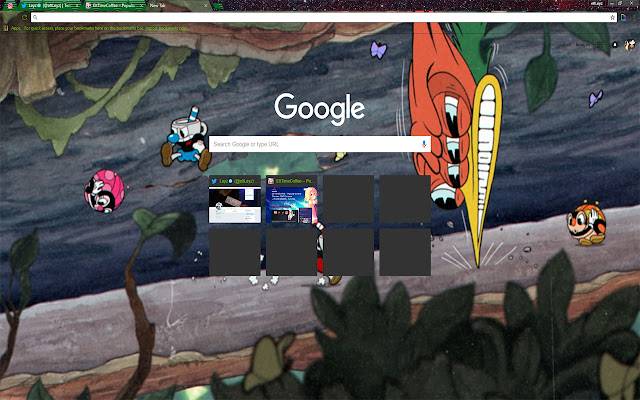 נקר וודי במשחק Cuphead c; מחנות האינטרנט של Chrome להפעלה עם OffiDocs Chromium באינטרנט