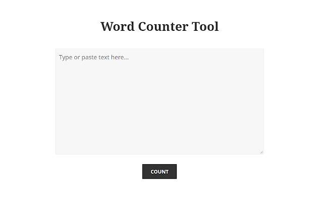 Word Counter Tool de Chrome web store para ejecutarse con OffiDocs Chromium en línea