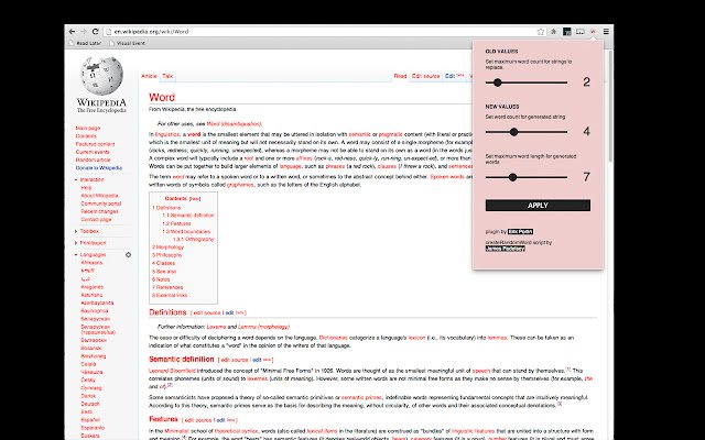 Word Extender  from Chrome web store to be run with OffiDocs Chromium online