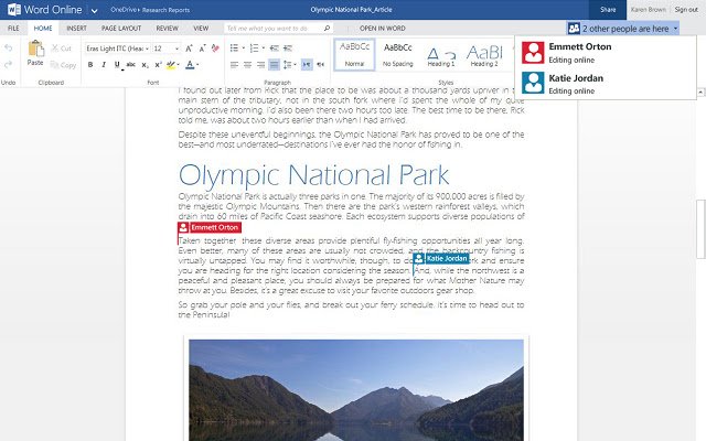 Word for Education Preview  from Chrome web store to be run with OffiDocs Chromium online