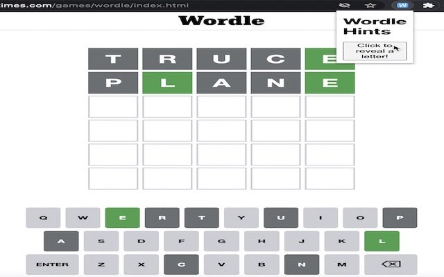क्रोम वेब स्टोर से वर्डले हिंट्स को ऑफिडोक्स क्रोमियम ऑनलाइन के साथ चलाया जाएगा