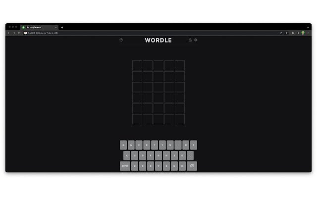 Wordle New Tab  from Chrome web store to be run with OffiDocs Chromium online