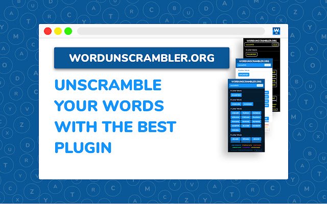 Word Unscrambler  from Chrome web store to be run with OffiDocs Chromium online