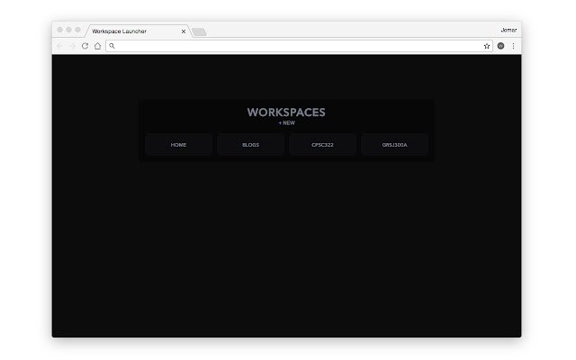 Workspace Launcher  from Chrome web store to be run with OffiDocs Chromium online