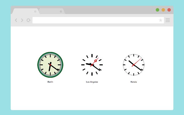 World Clocks New Tab  from Chrome web store to be run with OffiDocs Chromium online