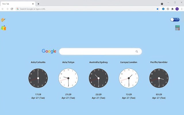 World Clock with Sticky Notes  Calculator  from Chrome web store to be run with OffiDocs Chromium online