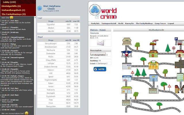 World of Crime Helpframe Classic v1.15  from Chrome web store to be run with OffiDocs Chromium online