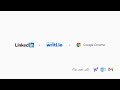 LinkedIn용 writi.io AI 쓰기 및 Chrome 웹 스토어의 이메일이 OffiDocs Chromium 온라인에서 실행됨