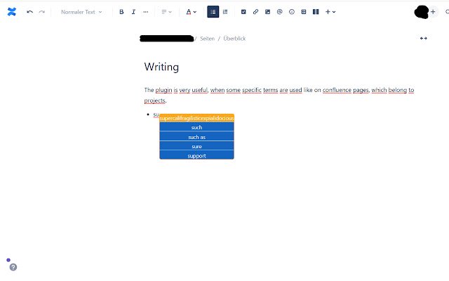 WritingAssistant  from Chrome web store to be run with OffiDocs Chromium online