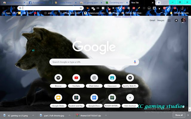 XC gaming spirit wolf  from Chrome web store to be run with OffiDocs Chromium online
