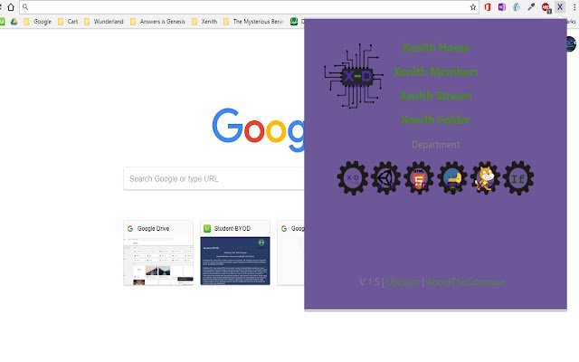 XenithExt من متجر Chrome الإلكتروني ليتم تشغيله مع OffiDocs Chromium عبر الإنترنت