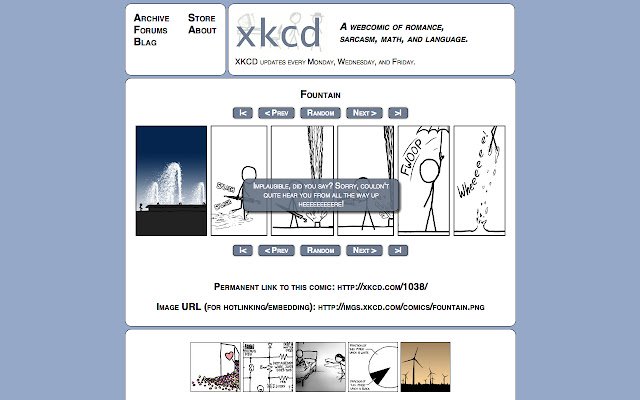 xkcd Hover Text  from Chrome web store to be run with OffiDocs Chromium online