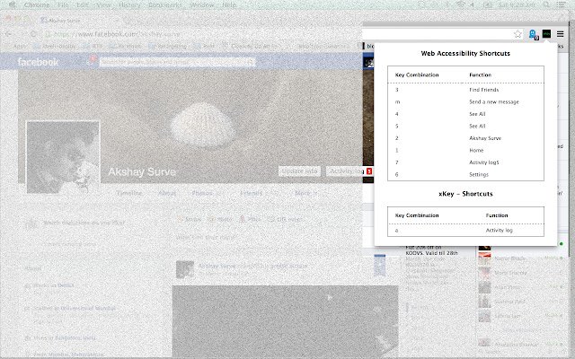 xKey: Discover website keyboard shortcuts  from Chrome web store to be run with OffiDocs Chromium online