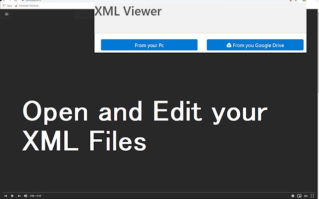 XML Viewer  from Chrome web store to be run with OffiDocs Chromium online