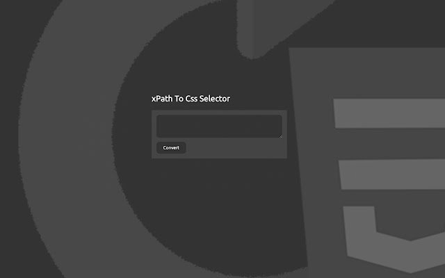 xPath To CSS Selector  from Chrome web store to be run with OffiDocs Chromium online