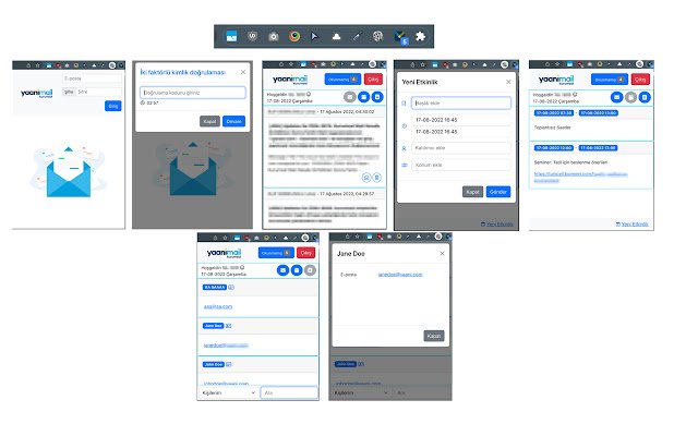 Extensia YaaniMail Turkcell Chrome din magazinul web Chrome va fi rulată cu OffiDocs Chromium online