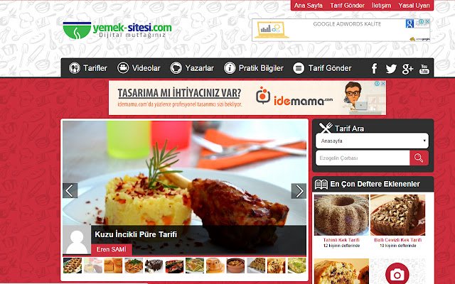 Yemek sitesi.com  from Chrome web store to be run with OffiDocs Chromium online