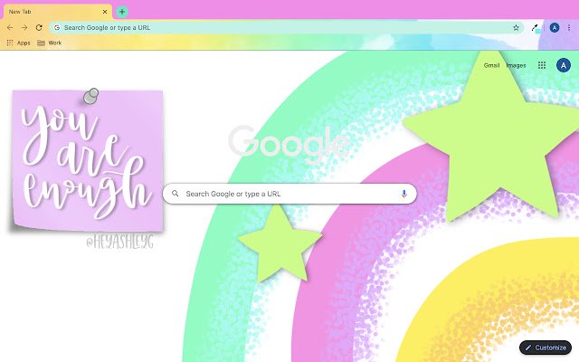 You Are Enough Watercolor  from Chrome web store to be run with OffiDocs Chromium online