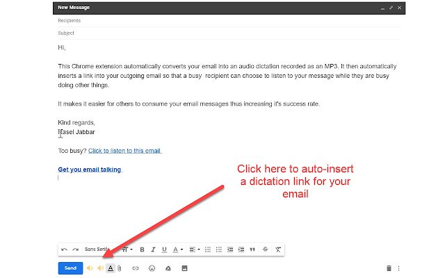 YouRead Talking Mail  from Chrome web store to be run with OffiDocs Chromium online