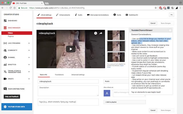 YouTube Channel Grower  from Chrome web store to be run with OffiDocs Chromium online