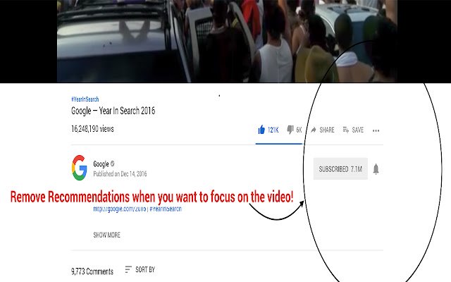 Youtube Focus Remove Recommendations  from Chrome web store to be run with OffiDocs Chromium online