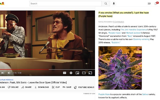 YouTube Genius  from Chrome web store to be run with OffiDocs Chromium online