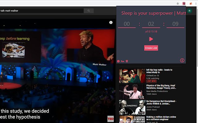 YouTube Playback Exact Time, Links and More  from Chrome web store to be run with OffiDocs Chromium online