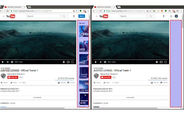 Youtube Recommended Video Block  from Chrome web store to be run with OffiDocs Chromium online