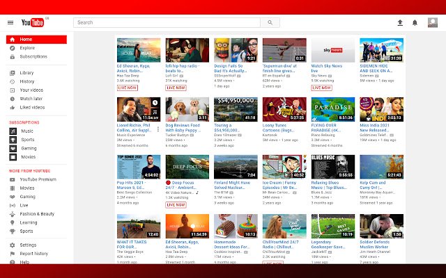 YouTube Redux  from Chrome web store to be run with OffiDocs Chromium online