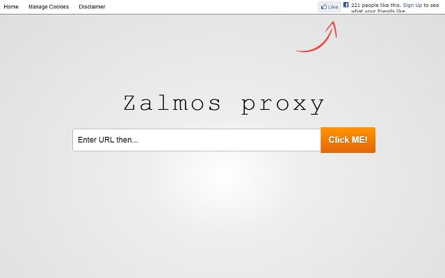 Zalmos SSL Web Proxy for Free  from Chrome web store to be run with OffiDocs Chromium online