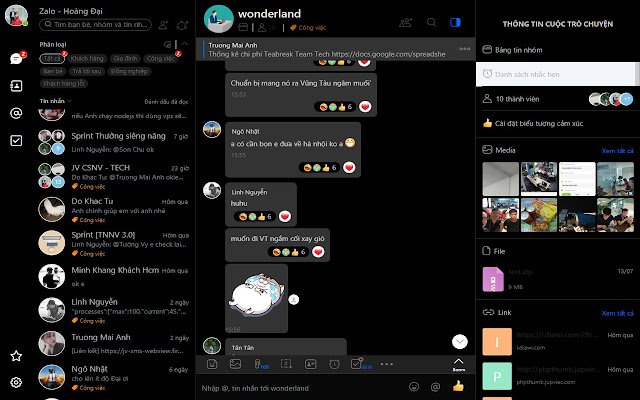 Zalo Dark Mode از فروشگاه وب کروم با OffiDocs Chromium به صورت آنلاین اجرا می شود