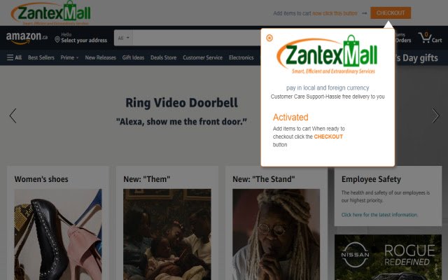 ZantexMall mula sa Chrome web store na tatakbo sa OffiDocs Chromium online