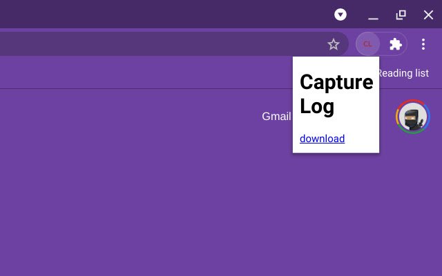 Z Capture Log  from Chrome web store to be run with OffiDocs Chromium online