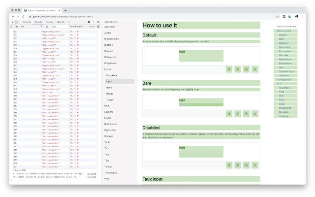 Zendesk Garden Inspect  from Chrome web store to be run with OffiDocs Chromium online