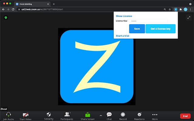 Zhout: A Zoom Breakout Broadcaster  from Chrome web store to be run with OffiDocs Chromium online