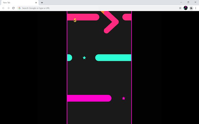 Zig Down Snake Game  from Chrome web store to be run with OffiDocs Chromium online